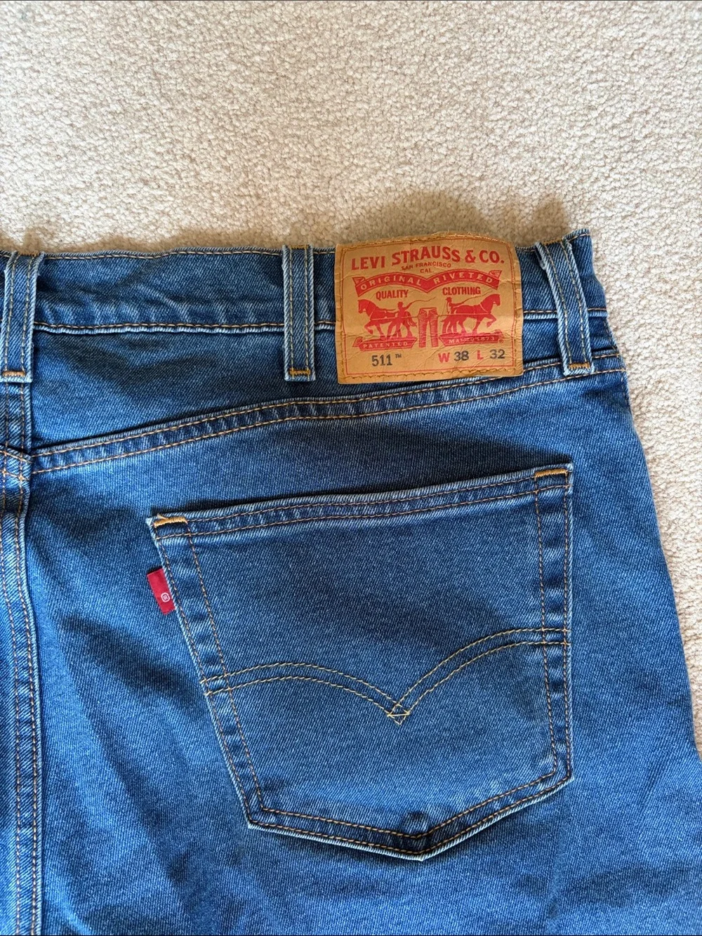 Levi’s 511™ Slim Fit Men's Jeans (Classic Men's Straight-Leg Jeans in Dark Blue)